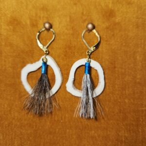 Earing Deer Leg Blue
